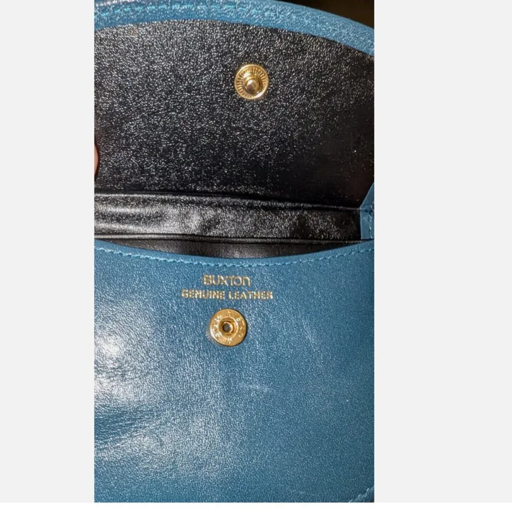 Ladies Buxton Leather Change Coin Purse LOT OF 2
